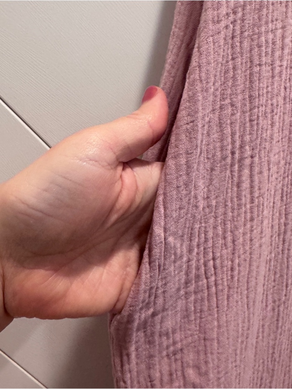 Gauze Sleeveless Midi Dress in Dusty Rose | Coastal Breezy Summer Cottagecore - Picture 4 of 8